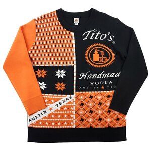 Tito's Vodka Ugly Christmas Sweater Austin Texas Knit Men's XL NWOT